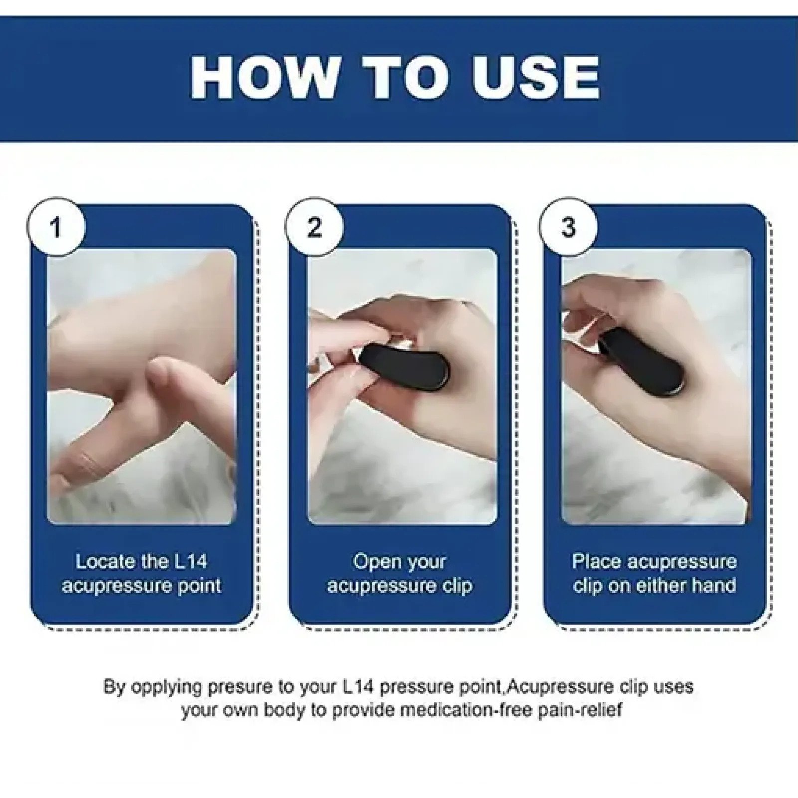 EELHOE Sugar control Acupressure Clip - Image 3