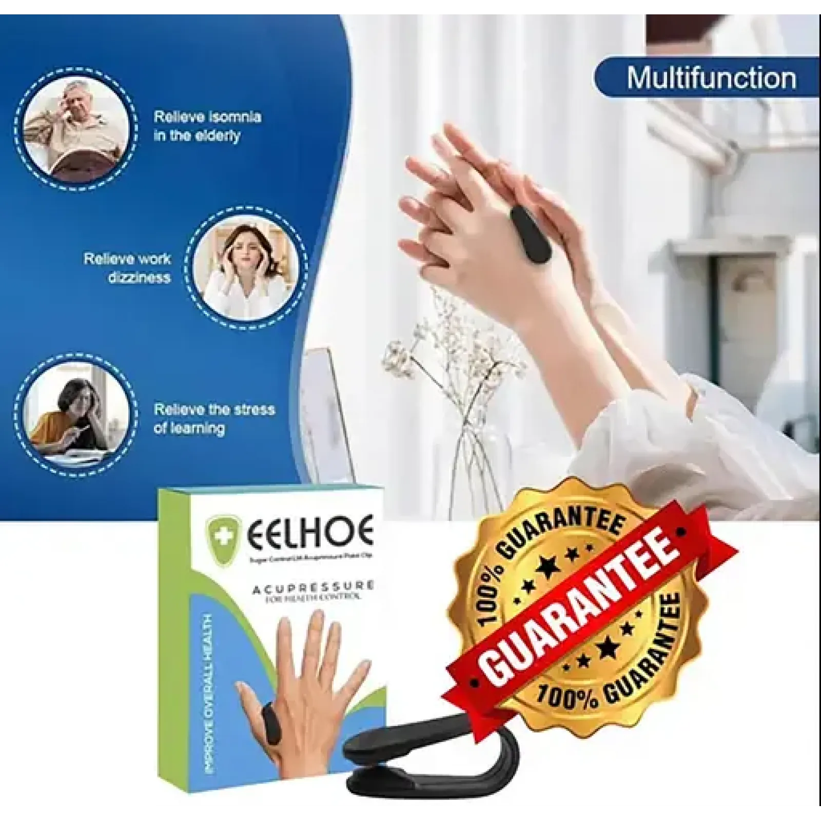 EELHOE Sugar control Acupressure Clip